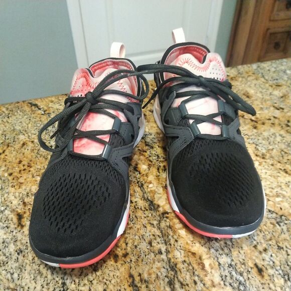 REEBOK Rare ZRated Nanowed Dark Gray Pink Tie Dye Size 9 US 6.5 UK Running - Picture 3 of 12